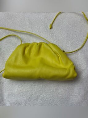 Bottega Veneta The Mini Pouch Yellow Bag